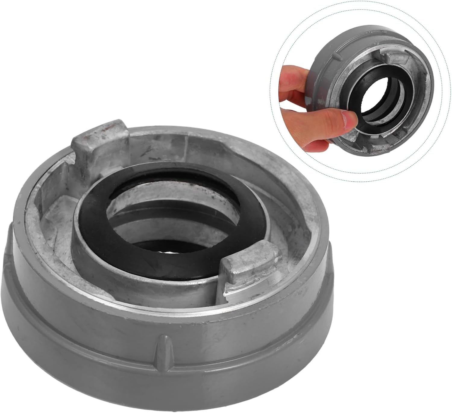 SOLUSTRE Fire Fighting Hose Reducer Fitting for Equipment Conversion Connector for Fire Extinguishers to Adaptable Interface and Easy to Install