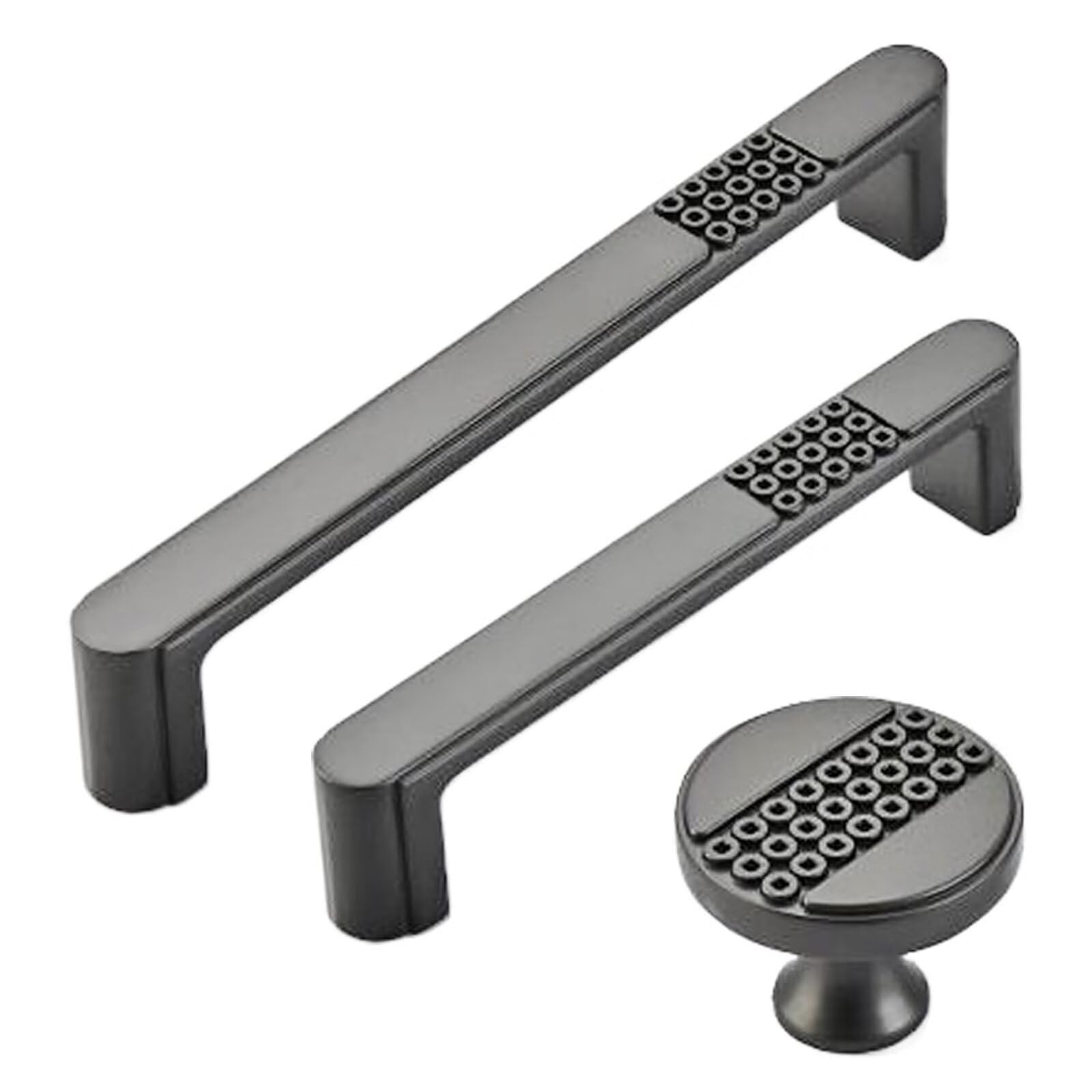 Set di 10 maniglie per armadietti e cassetti, maniglie per porte della cucina, armadietti, bagno, cassettiera, guardaroba, in lega di zinco, per mobili da camera da letto, distanza tra i fori: 128 mm