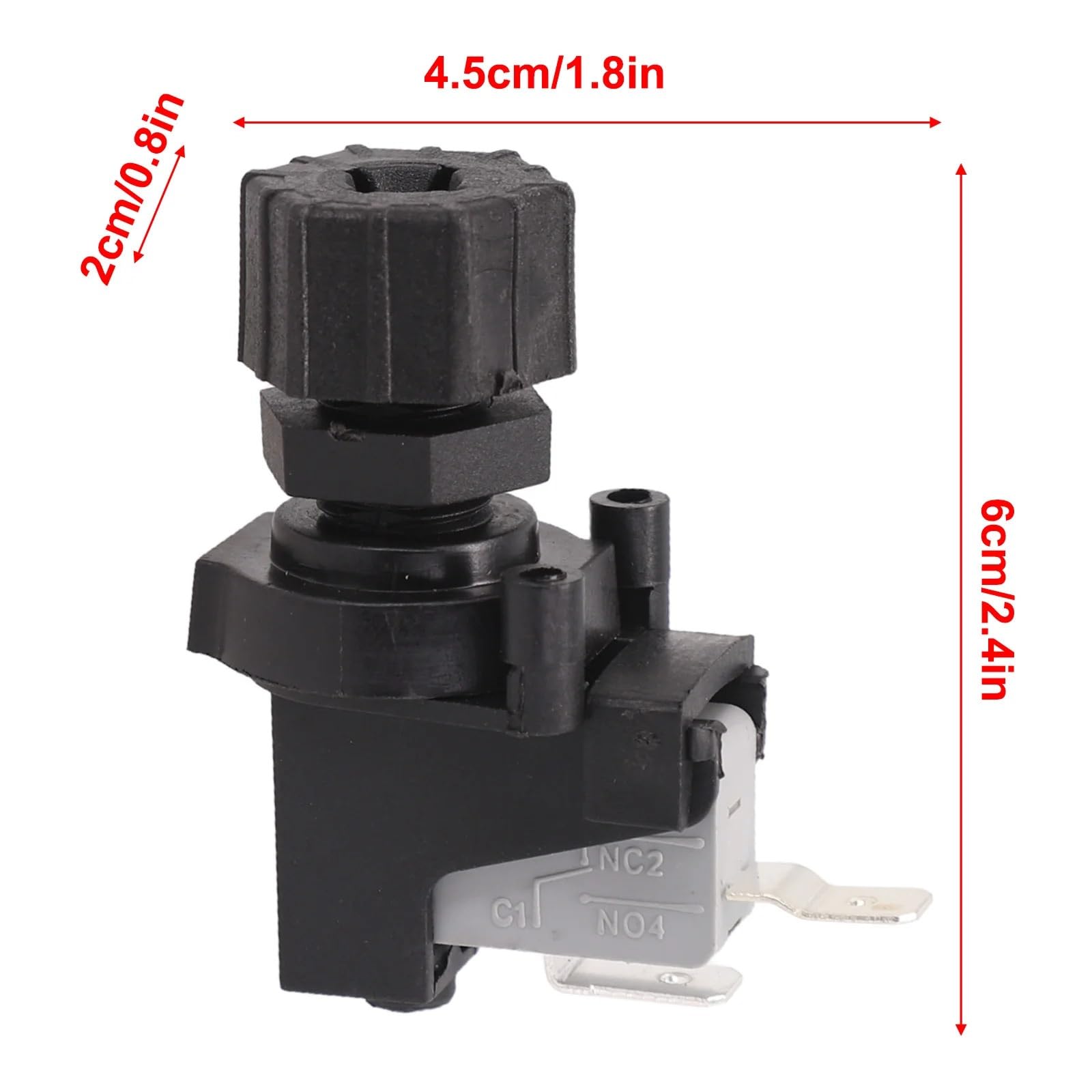 125-250 V pneumatischer EIN-/Ausschalter, Druckschalter for Badewanne, Spa, Müllentsorgung – Mikroschalter