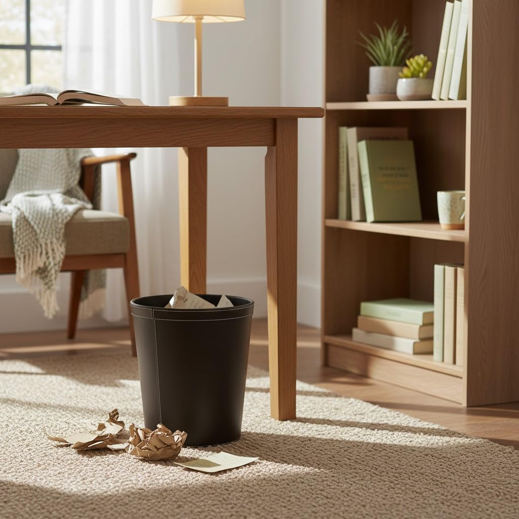 Osco BPUWB29 Luxus Faux Leder, Büromaterial-Bürobedarf, braun