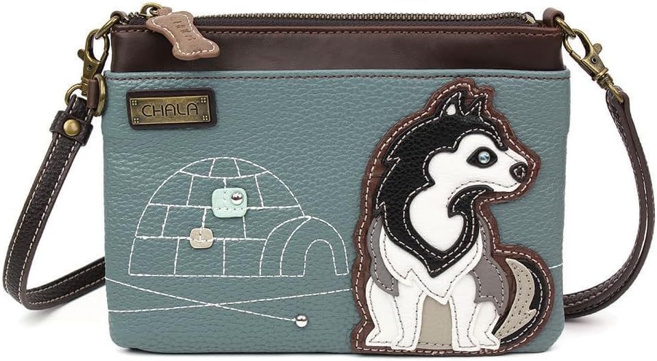 Mini Crossbody Handbag, Multi Zipper, Pu Leather, Small Shoulder Purse Adjustable Strap