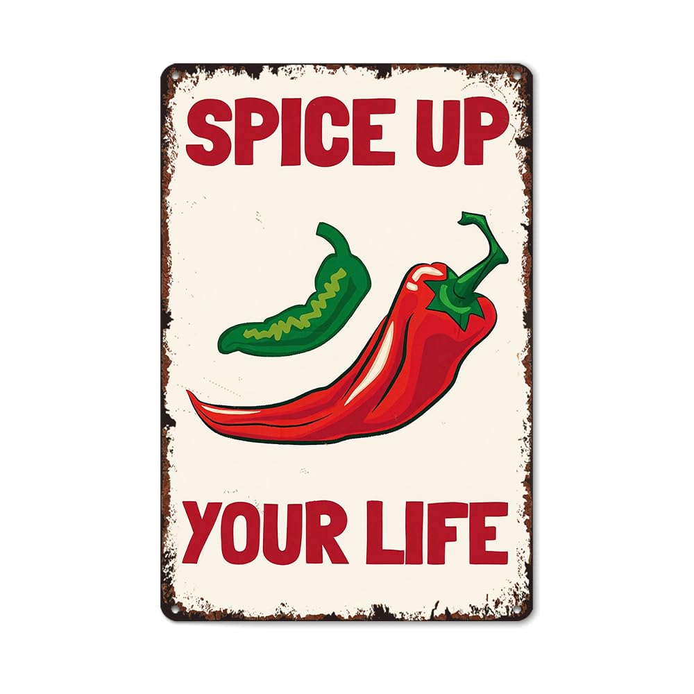 Retro Life Taste Quote Kitchen Decor Creative Aluminum Metal Sign 8x12 Inch