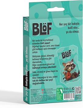Desmond BLÖF Kart Oyunu, Strateji ve Blöf, 12 Yaş ve Üzeri, 3-6 Oyuncu, Turkuaz, Sosyal Dedüksiyon Temalı