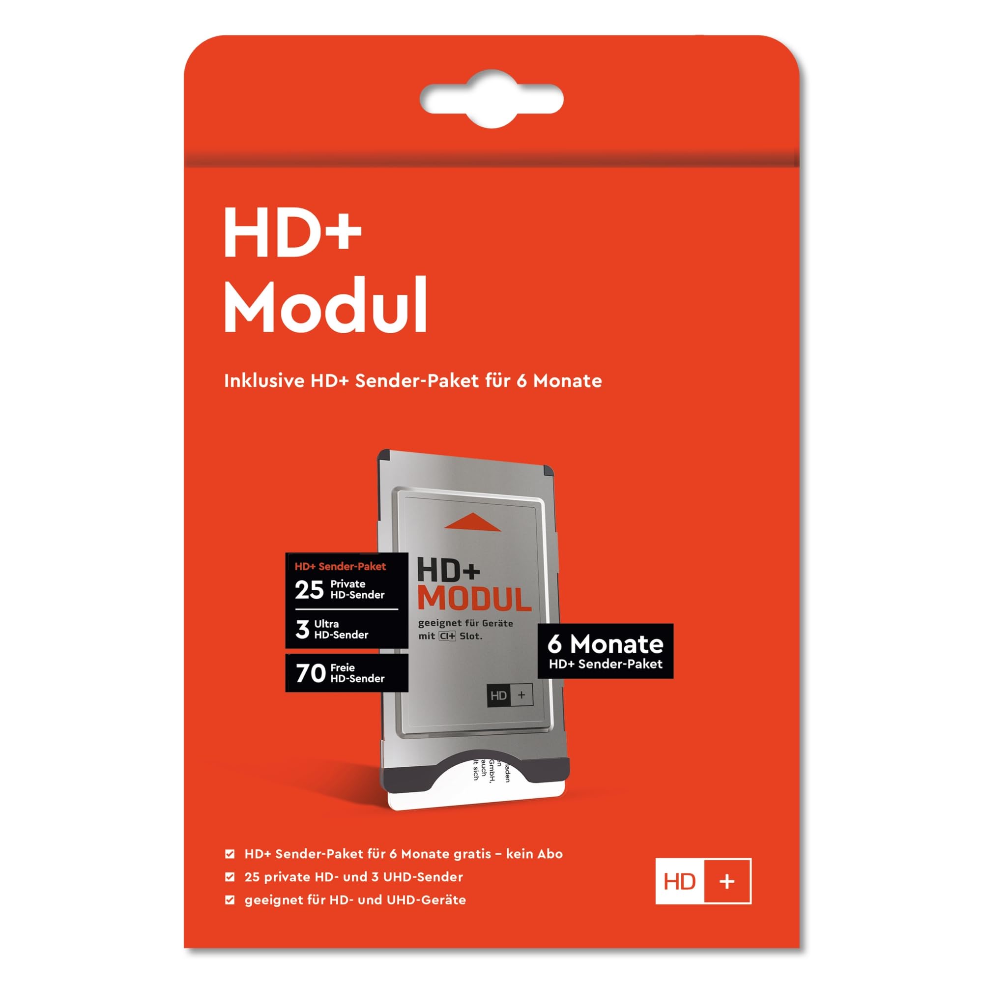 HD+ Modul inkl Sender-Paket für 6 Monate