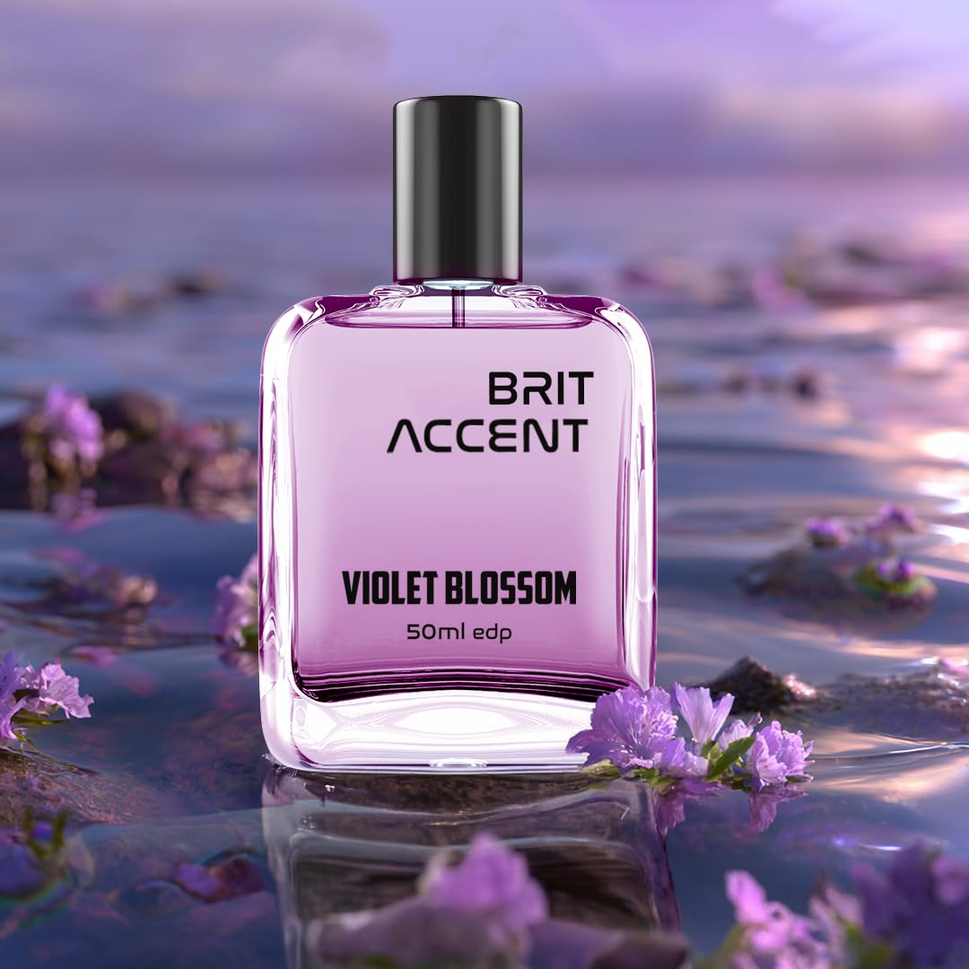 Brit Accent Violet Blossom EDP, 50ml, Premium Long-Lasting Fragrance with High Concentration-image-49