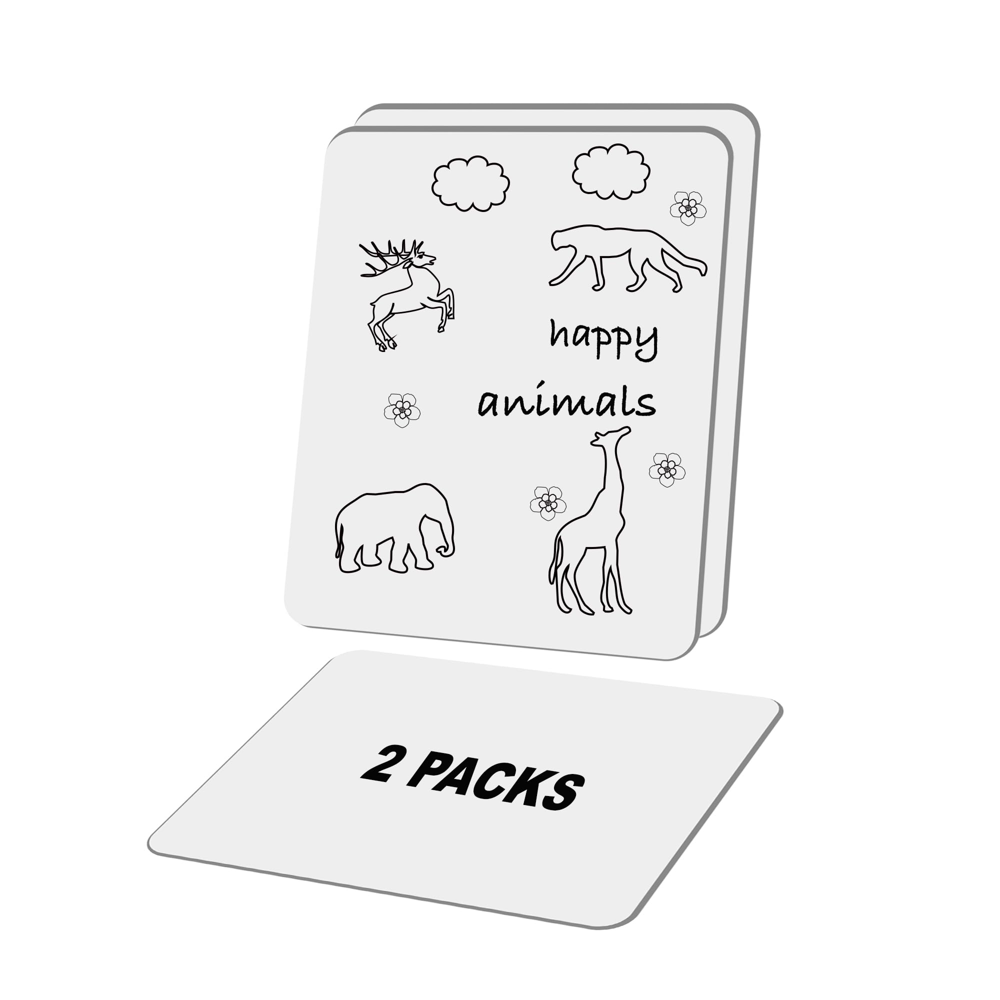 Small White Board, Dry Erase LapBoards 9''x 12'' Mini White Board Double Sided Portable LapBoards for Students Teachers School Supplies (2 Boards)