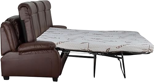 Miniatura 11 de RecPro Charles - Sofá cama RV de 80 pulgadas con ocultar una cama | Muebles de RV | Sofá RV (caoba) Mahogany,Castaño,Masilla,Toffee