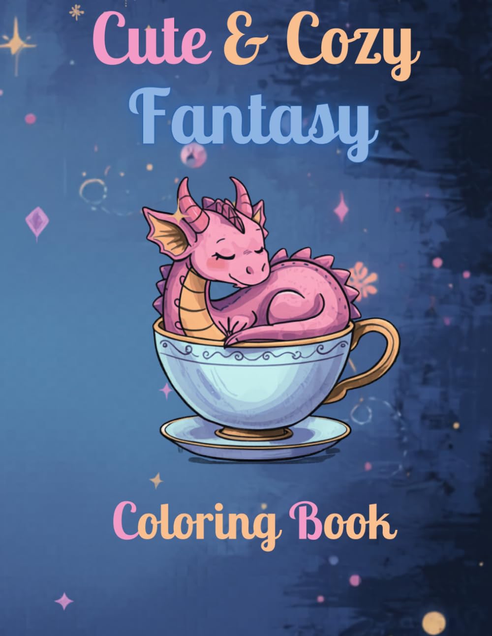 Cute & Cozy Fantasy Coloring Book