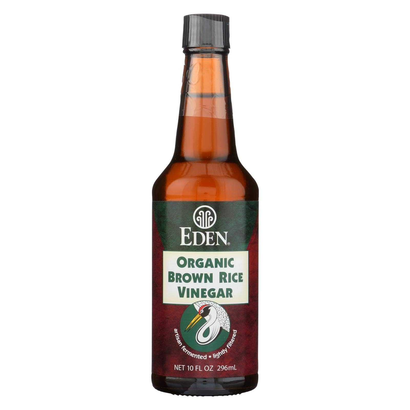 Eden Foods Organic Vinegar - Brown Rice - Case of 12 - 10 fl oz
