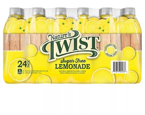 Nature's Twist Sugar Free Lemonade 24 pack, 405.6 Fl Oz