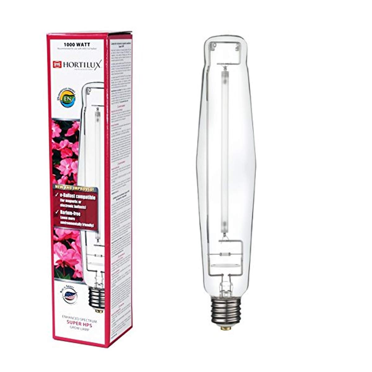 Hortilux Super HPS (High Pressure Sodium) Enhanced Spectrum Lamp, 1000W