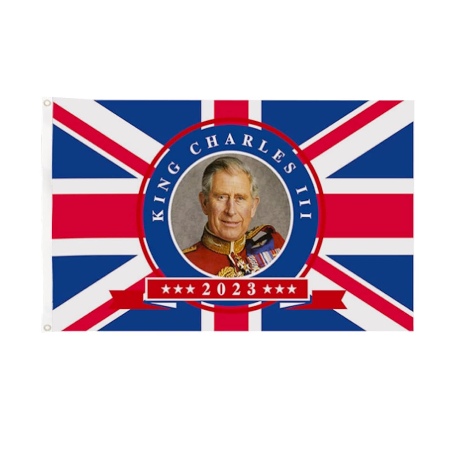 King Charles III Coronation Decorations Union Jack Flag 5ftX3ft King