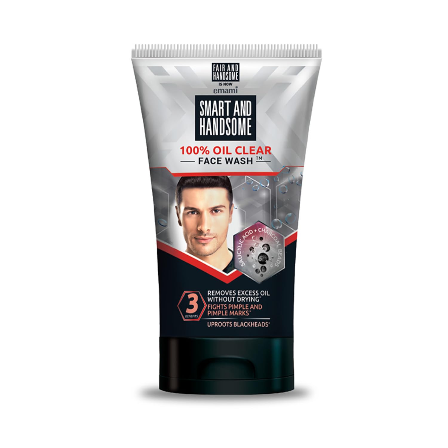 Fair and Handsome Emami 100% Oil Clear Face Wash, 100g