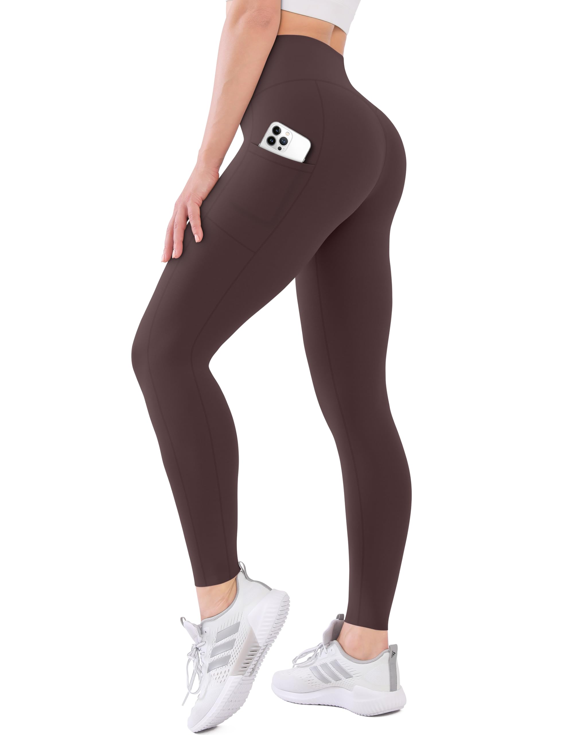 High Waisted Leggings with Pockets for Women Buttery Soft Full Length Capri Workout Yoga Pants Compression Pants