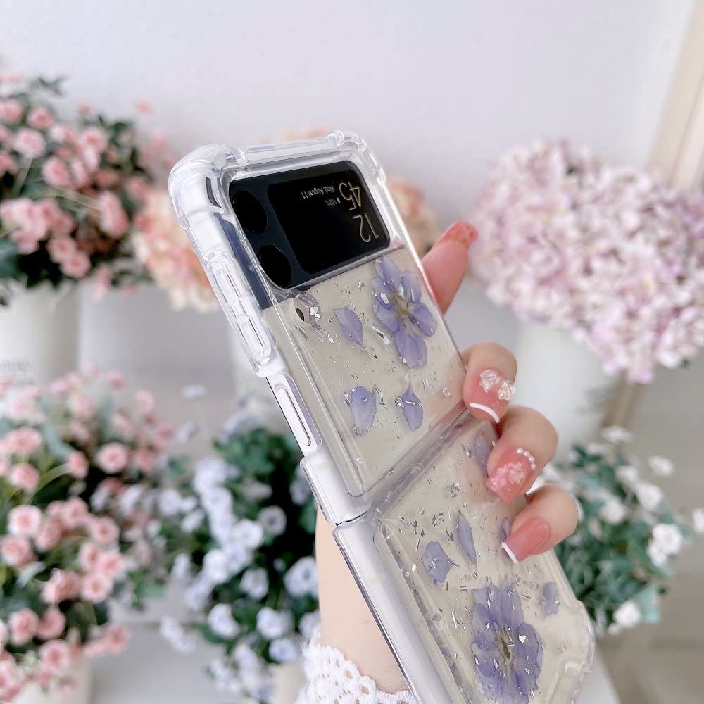 フラワー3ケース Amazon.co.jp: For Samsung Z Flip 3 ケース ドライフラワー