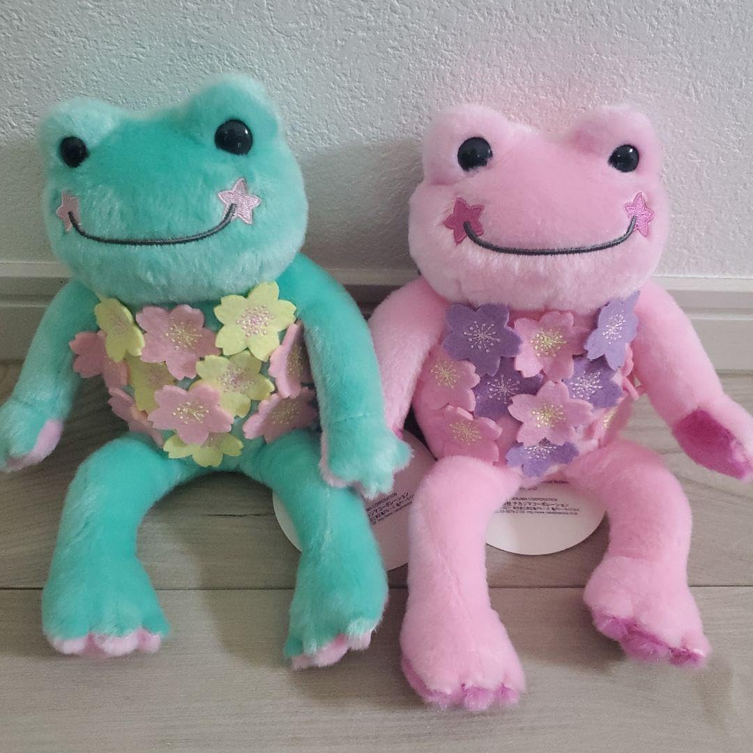 かえるのピクルス　USA　さくら　ビーンドール　ピンク&amp;緑 かえるのピクルス USA さくら ピンク&緑
