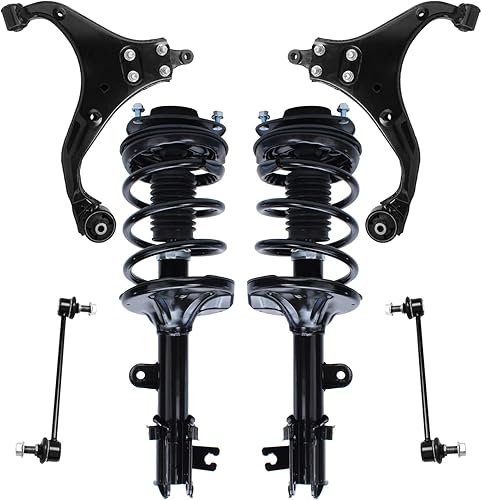 Miniatura 32 de Detroit Axle - Kit de puntales delanteros de 6 piezas para Chevrolet Aveo Aveo5 Pontiac G3 Wave, barra estabilizadora, varillas de acoplamiento