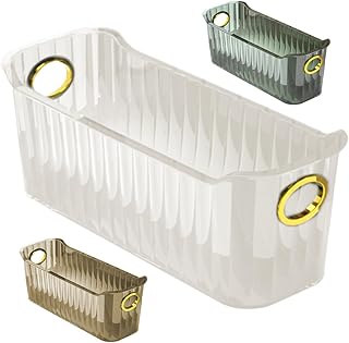 Toyvian 3pcs Cosmetic Storage Boxes Set, Narr...