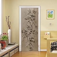 Vista 61 de Adhesivos 3D para puerta, murales para despegar y pegar, puerta de madera, papel tapiz autoadhesivo, extraíble, PVC, impermeable, póster