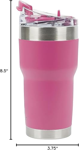 Miniatura 10 de Pelican Hydration Pelican Traveler - Vaso aislado al vacío de 22 onzas, de acero inoxidable, doble pared, con tapa doble, taza de café aislada con