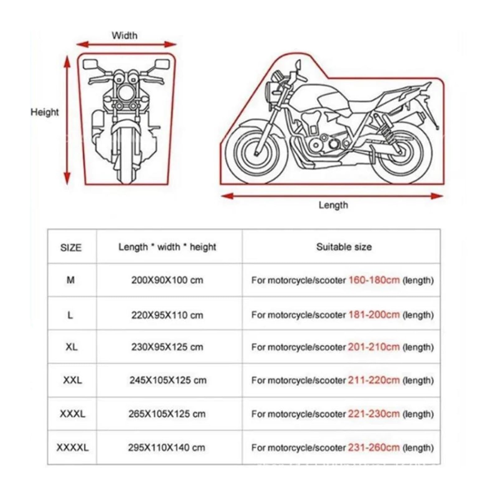 Pokrowiec na motocykl, zewnętrzny pokrowiec samochodowy, wodoodporny, odporny na słońce i kurz pokrowiec na motocykl, pokrowiec na samochód elektryczny