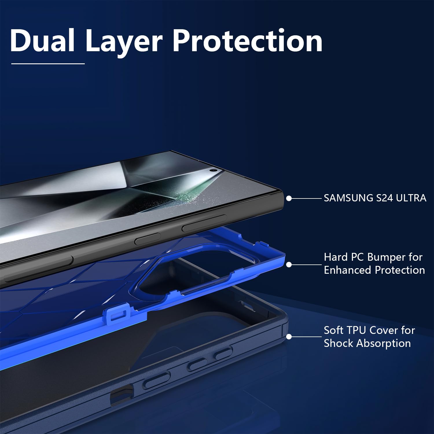 Amazon.com: ZX Zenixy for Samsung Galaxy S24 Ultra Case, Heavy