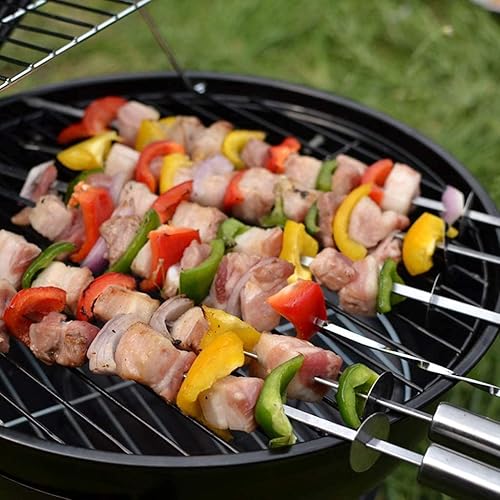 Miniatura 4 de Barbacoa Parrilla de carbón portátil con tapa Cocina al aire libre Camping Barbacoa de carbón Plegable Barbacoa redonda Parrilla portátil de carbón