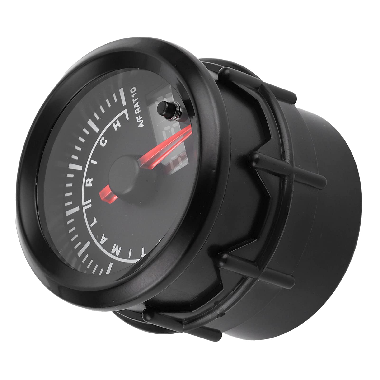Indicatore AFR Aria/Carburante per Auto 2,5 Pollici 12V con Puntatore e Impostazione Avvertimento Regolabile
