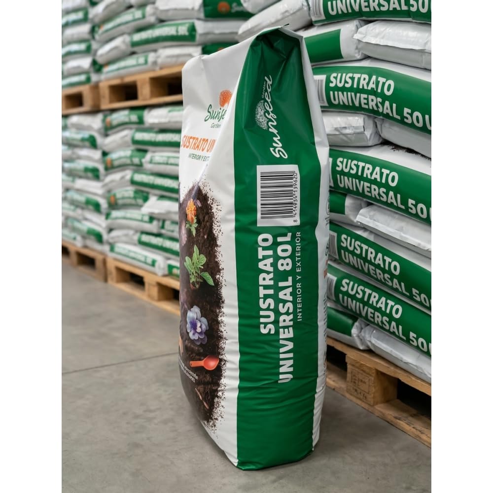 Sustrato Universal para Plantas de Interior y Exterior - Sunseed | 80 litros