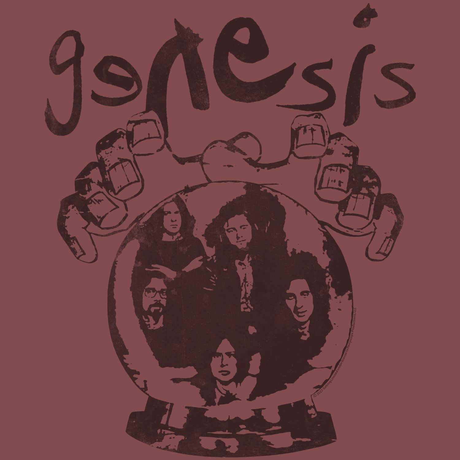 Genesis Rock Band Crystal Ball Vintage Style Adult Short Sleeve T-Shirts Graphic Tees