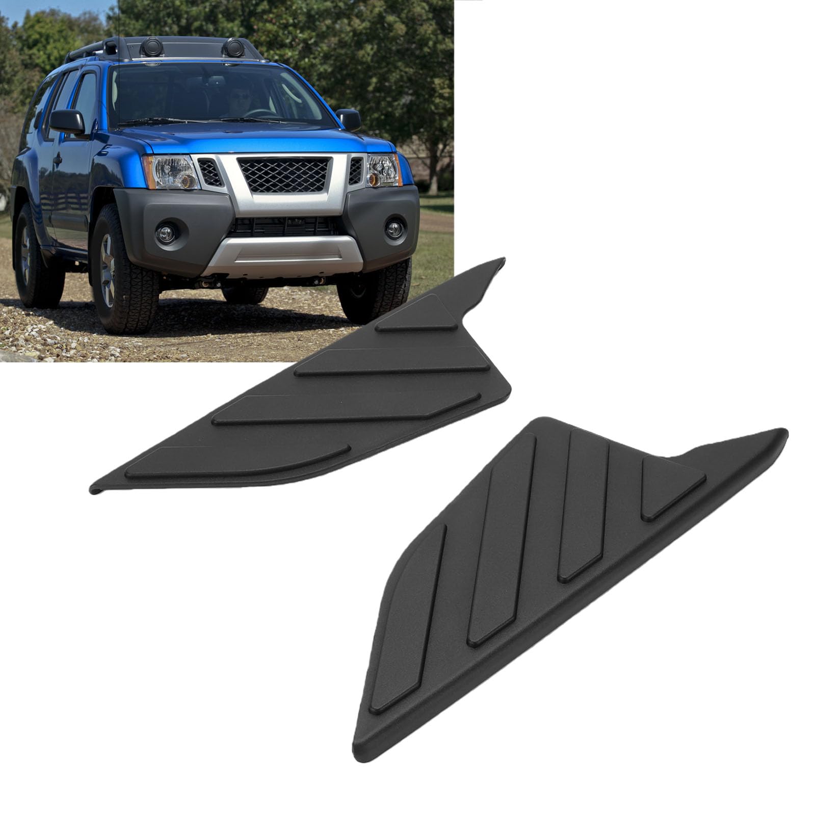 Akozon Odporny na Zużycie stopień Podkładki Tylnego Zderzaka dla Xterra 2005-2015 85070 Ea010 Lewa Prawa Strona