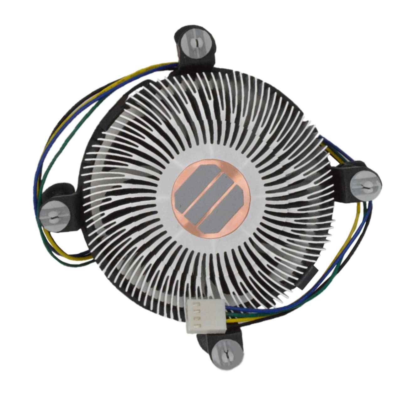 SHINEOFI 2 Pezzi Raffreddamento Dell'aria Della Cpu Dissipatore Cpu Aria Accessori Per Computer Ventola Del Dissipatore Di Calore Raffreddatore D'aria Del Dissipatore Di Calore Rame Nero
