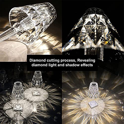 ROCK-POW-Lamp-Living-Room-Elegant-Table-Lamp-with-3-Way-Dimmable-Color-USB-Powered-Crystal-Diamond-Lamp-Decorative-Light-for-Living-Room-Bedroom