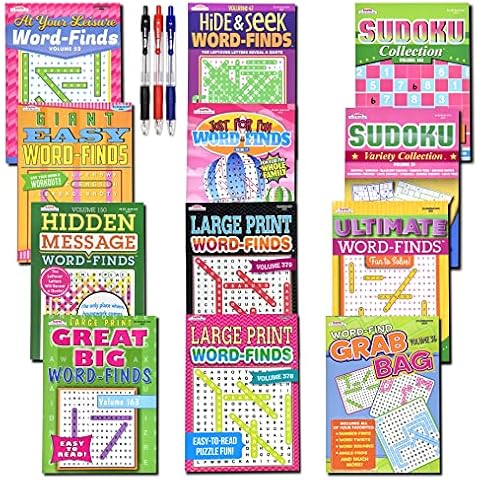 Variety Savings 12-Pack Sudoku & Word Search Cover