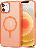 Vista 154 de Anuck - Funda magnética para iPhone 11 compatible con MagSafe, carcasa trasera mate translúcida dura, borde de TPU, delgada, resistente a impactos