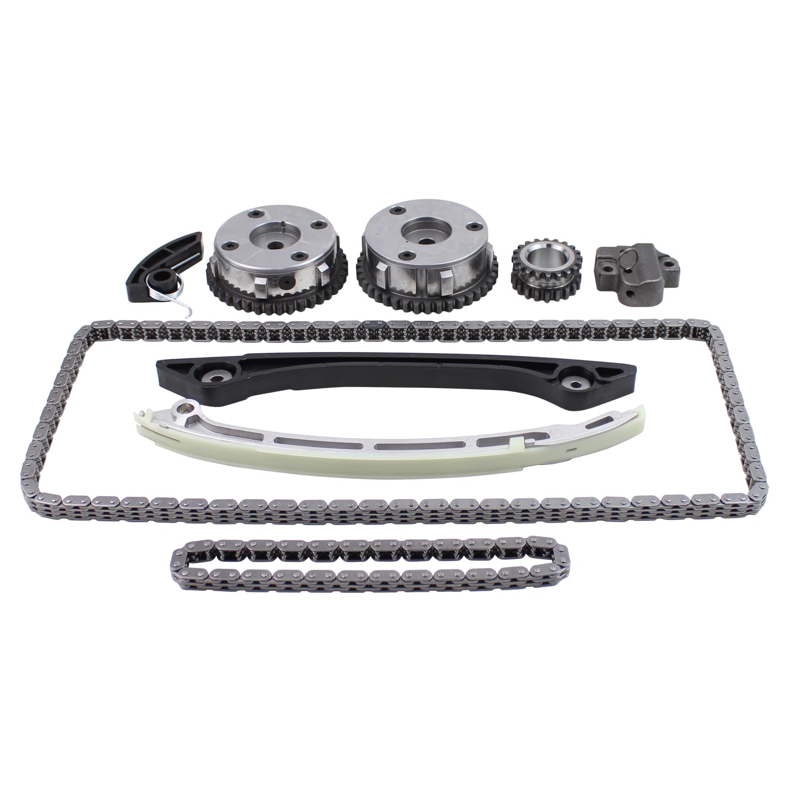 Kit catena distribuzione con pignone CVVT per Land Range Rover Evoque 2012-17, Discovery Sport 2015-17, Freelander/LR2 2013-15