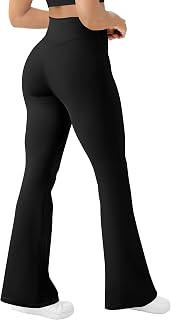 AB-Eleven Women's Bootcut Flare Yoga Pants High Waisted Tummy Control Flared Leggings for Workout & Yoga
