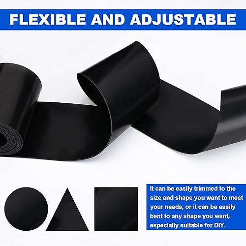 Miniatura 5 de Tiras de goma de neopreno, rollos de goma sólida para juntas de material de bricolaje, soportes, nivelación, sellado, parachoques, protección,