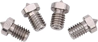 high temperature resistance nozzle cleaning kits 3d printer accessories 3d printer nozzle extruder nozzle 4pcs print heads mk8/mk9 nozzle for 3d printer