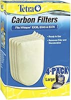 Tetra Carbon Filters for Whisper EX30, EX45, EX70 Aquariums - Multi-Density Floss & Activated Carbon for Crystal Clear Water