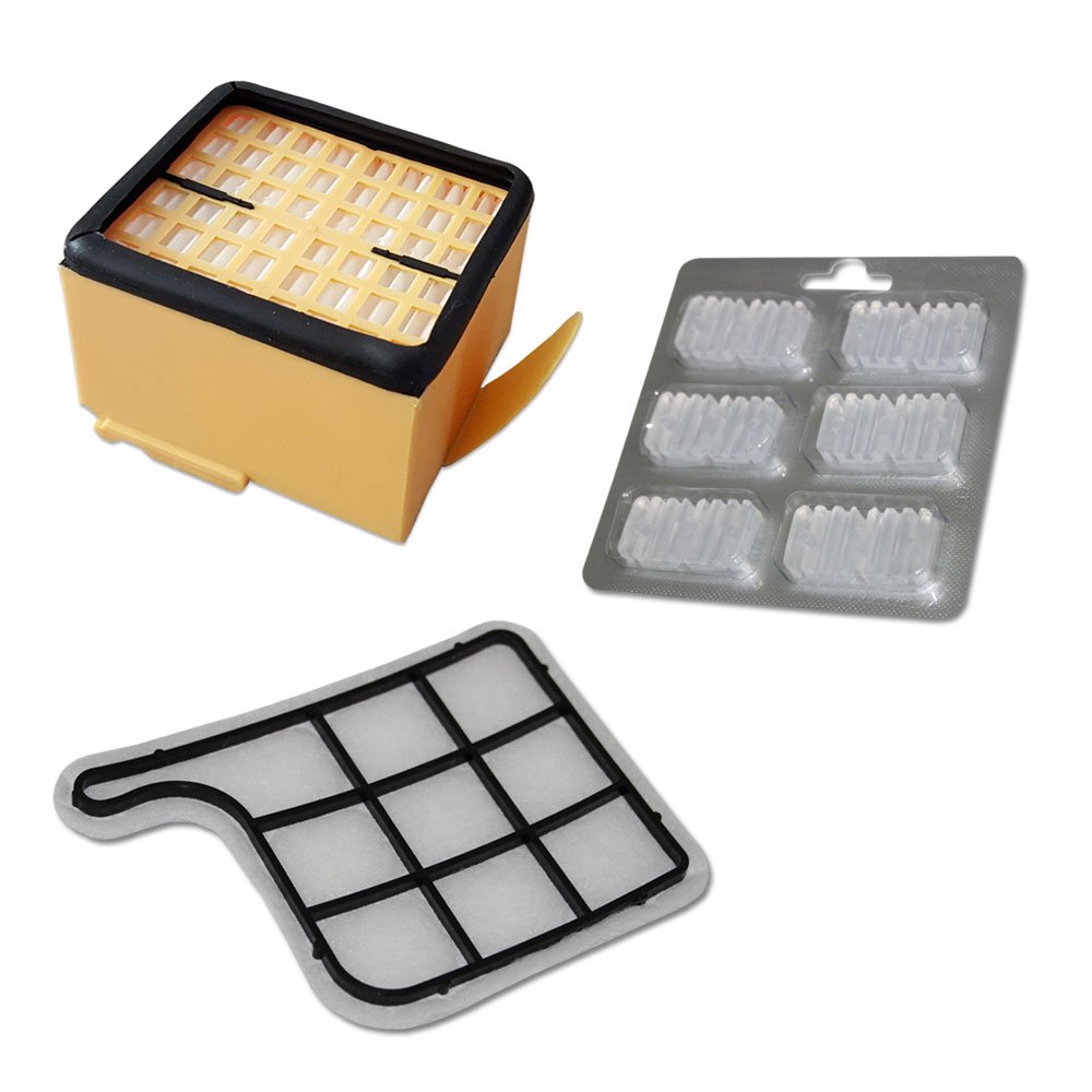 Mohmus Filterset Hepa Filter + Motor Filter + 6 Air Fresheners For Vorwerk Kobold Vk 135, 136, Vk135, Vk136