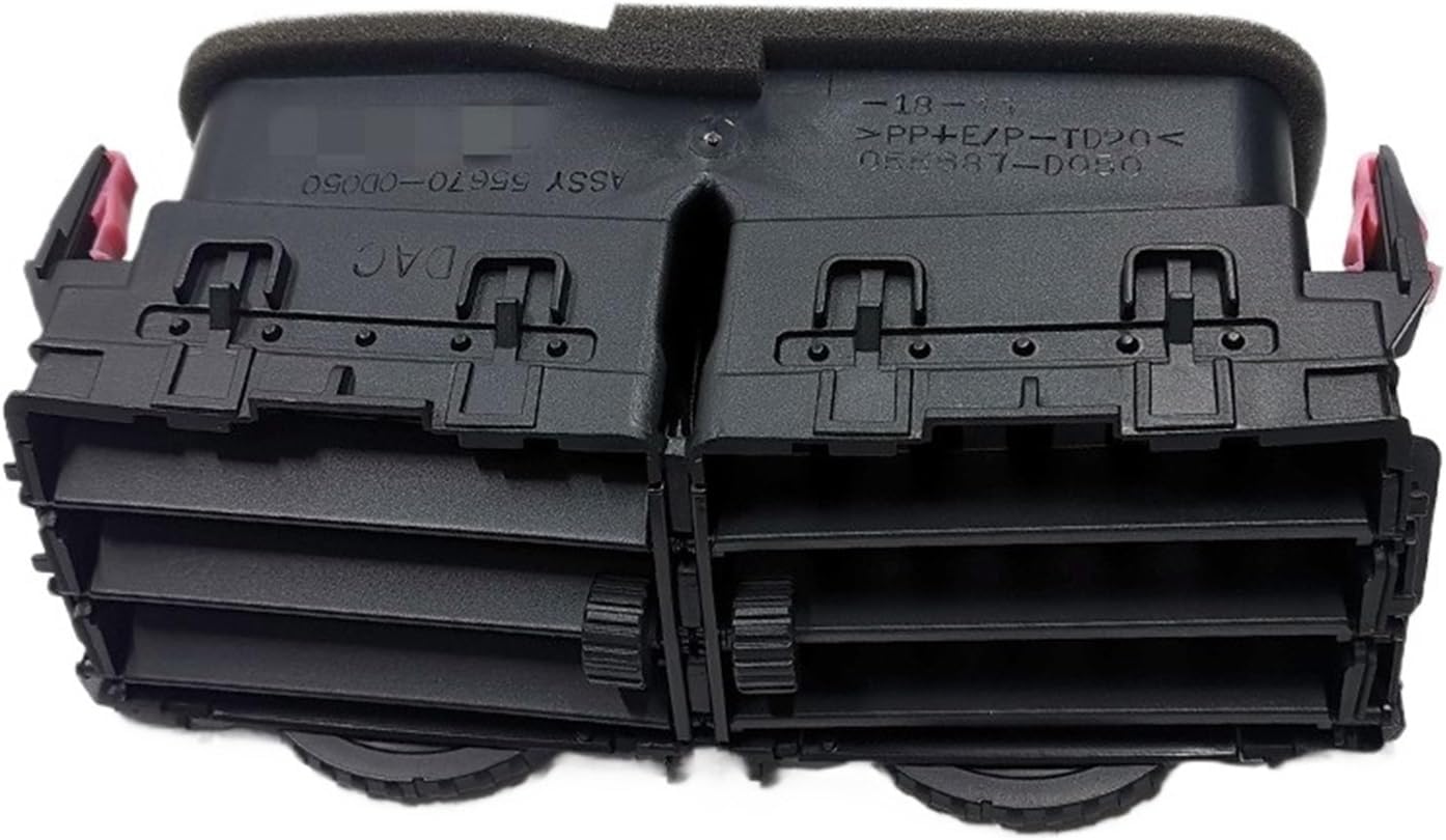 Air Conditioning Outlet Vent Car Dashboard Conditioner(Middle gray)
