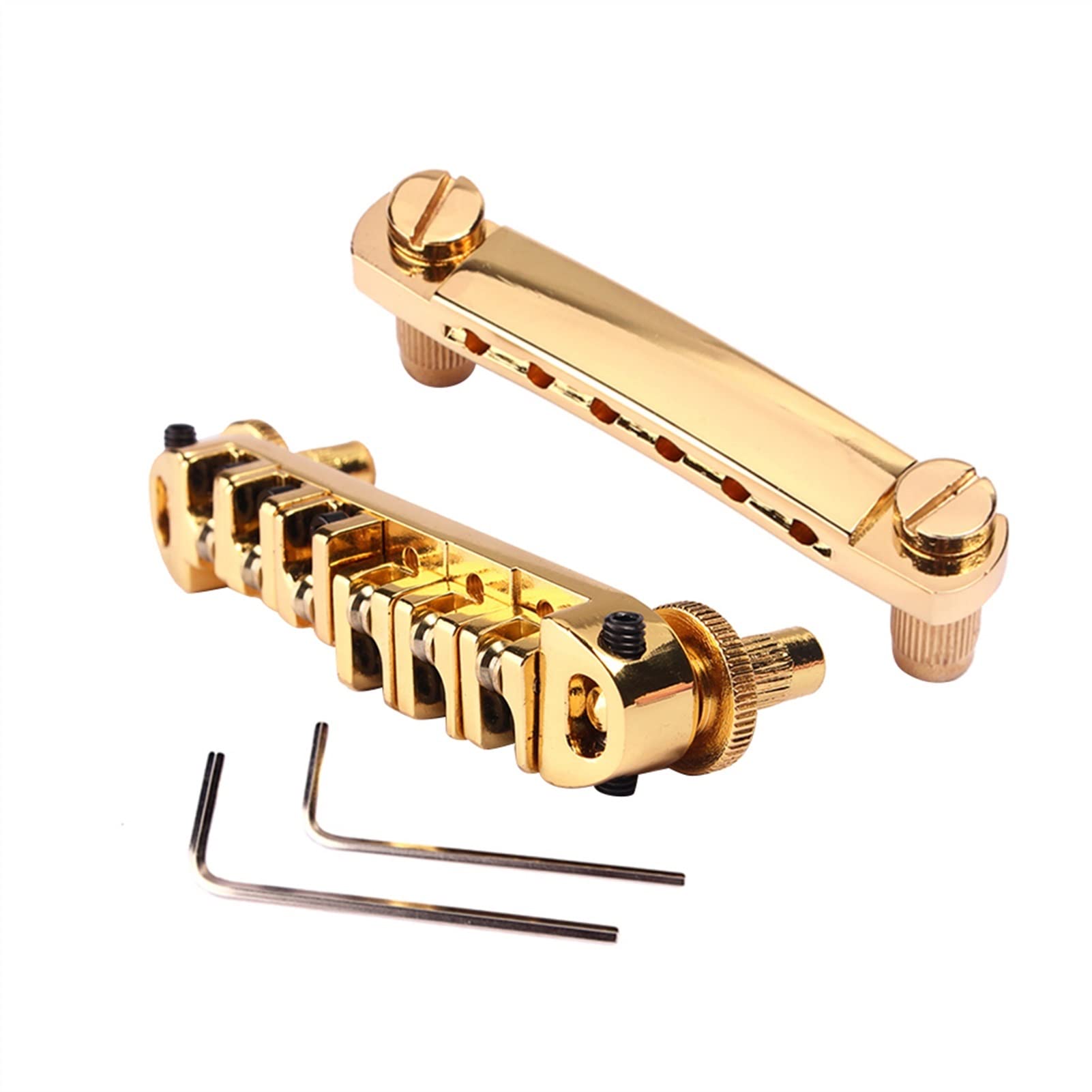 Parti di ricambio chitarra Ponte Di Sella In Oro Per Chitarra Elettrica