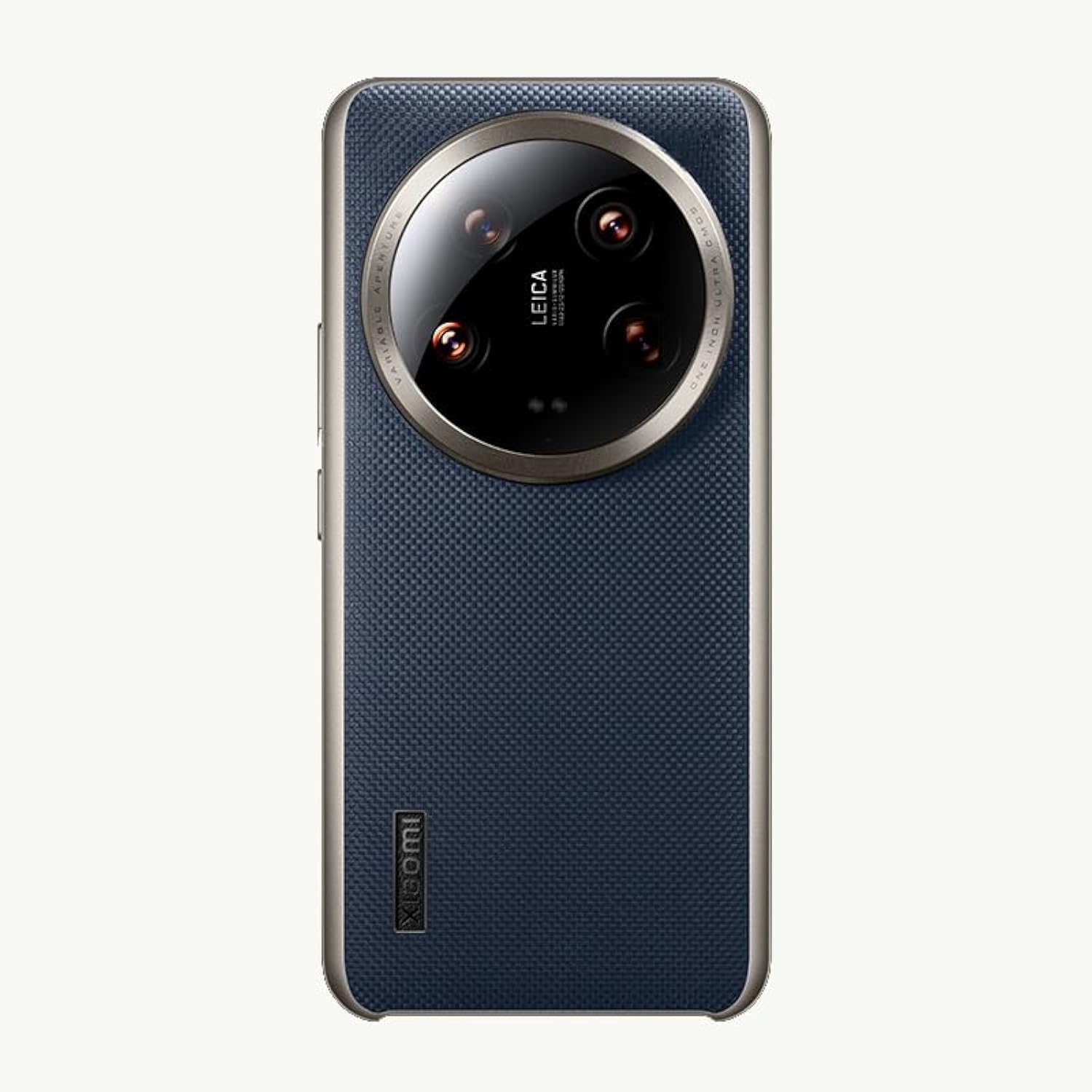 Gruattreay Luxury PU Leather Case Compatible with Xiaomi 14 Ultra,Back Cover Full Protection Silicone Phone Case for Mi 14 Ultra (Blue)