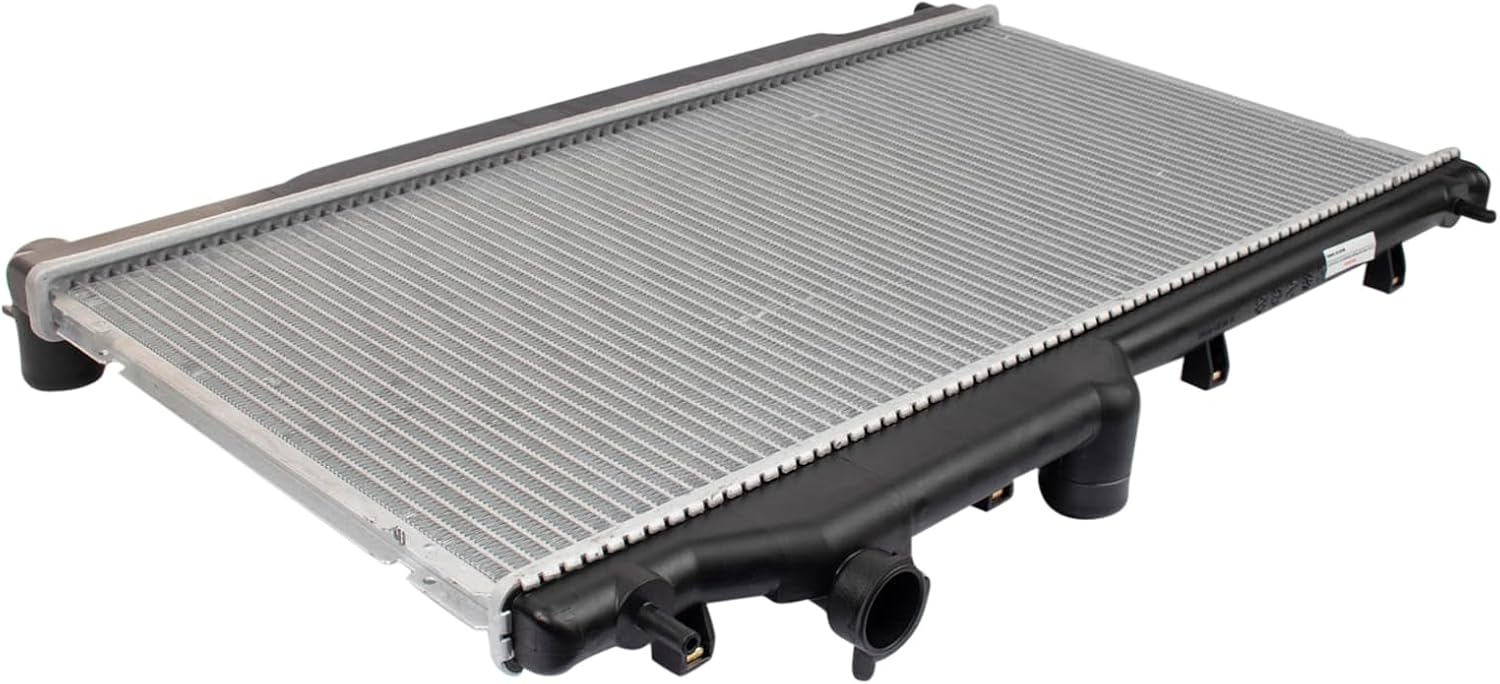 TRQ Radiator Assembly Aluminum Core Plastic Tank Down Flow Compatible with 2012-2016 Subaru Impreza H4 2.0L No Oil Cooler 45119AG010 13258 8012777