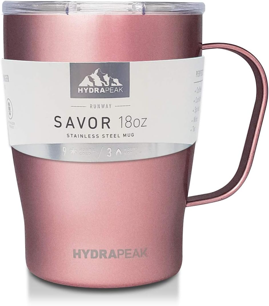 Hydrapeak SAVOR 18oz Double Vacuum Insulated Coffee Mug Stainless