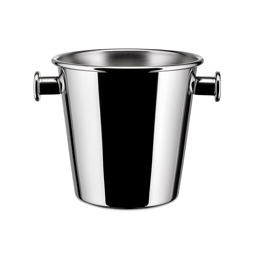 ALESSI アレッシィ 5051 アイスバスケット INOX 18/10 5051: Ice bucket by Ettore Sottsass | Alessi