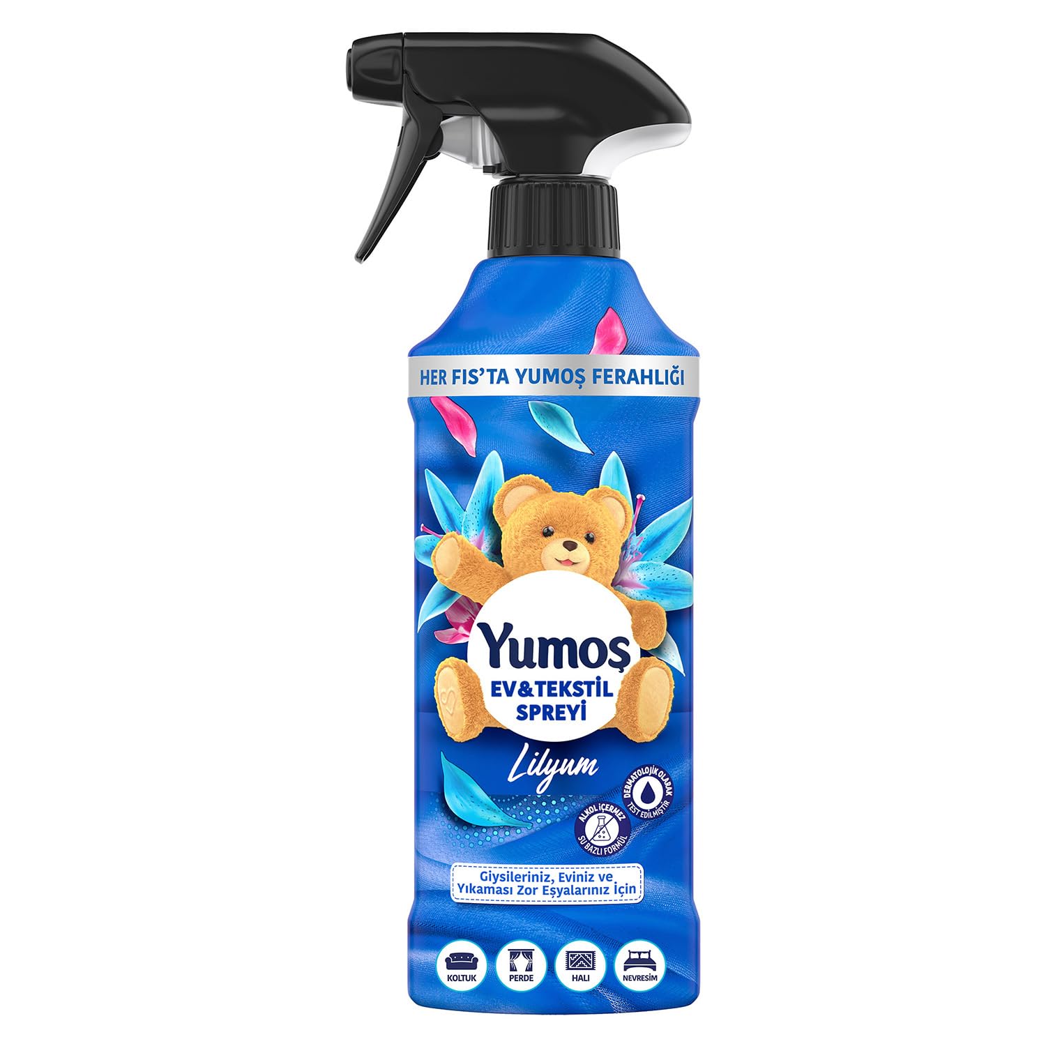 Yumoş Ev ve Tekstil Spreyi Lilyum Yıkanması Zor Eşyalar İçin 450 ml