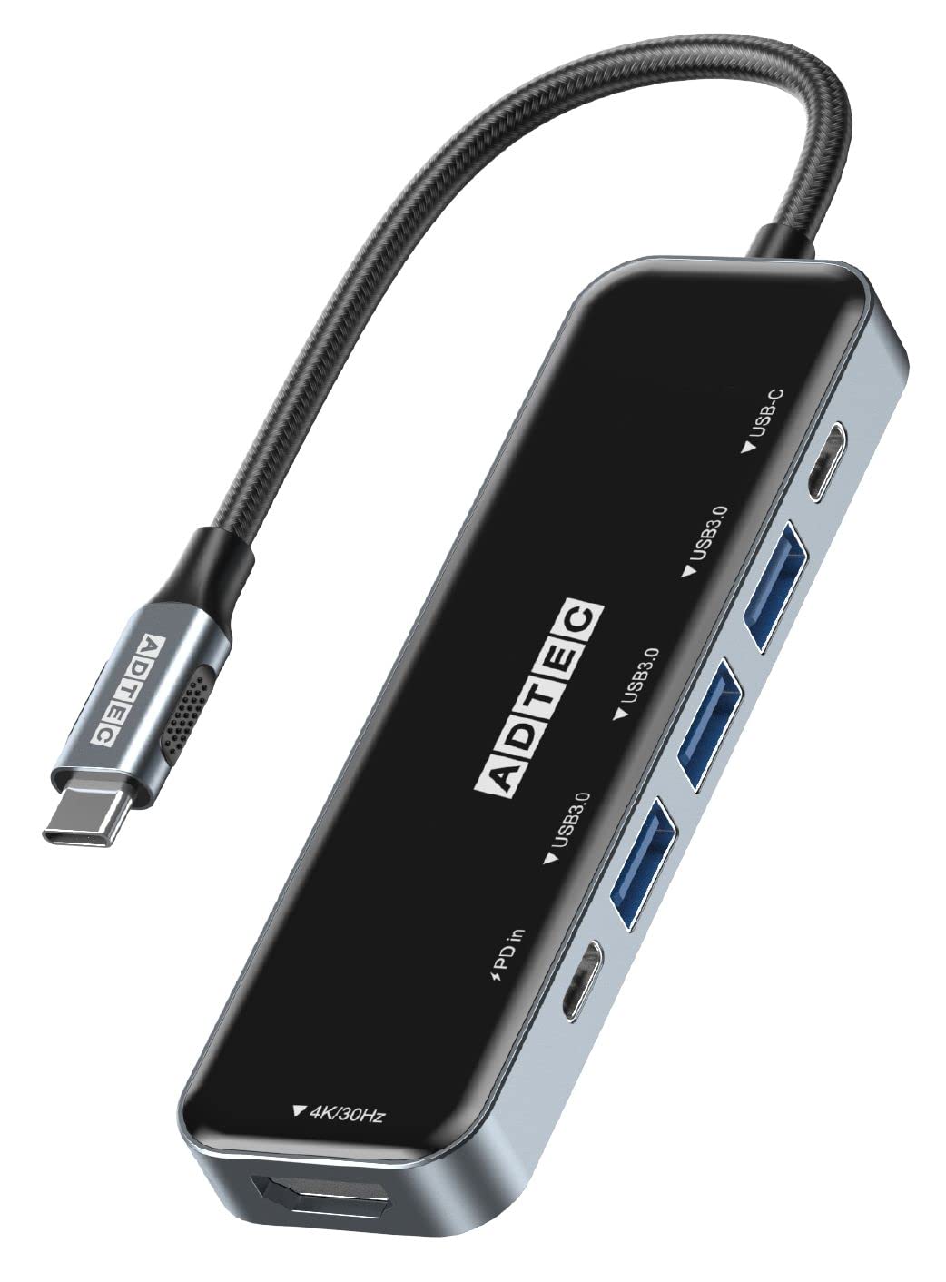 Amazon | アドテック 6-in-1 USB-C HUB ドッキングステーション