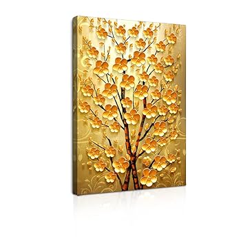 Amazon.co.jp: アートパネル 風水 絵 玄関 油絵 絵画 金運アップ
